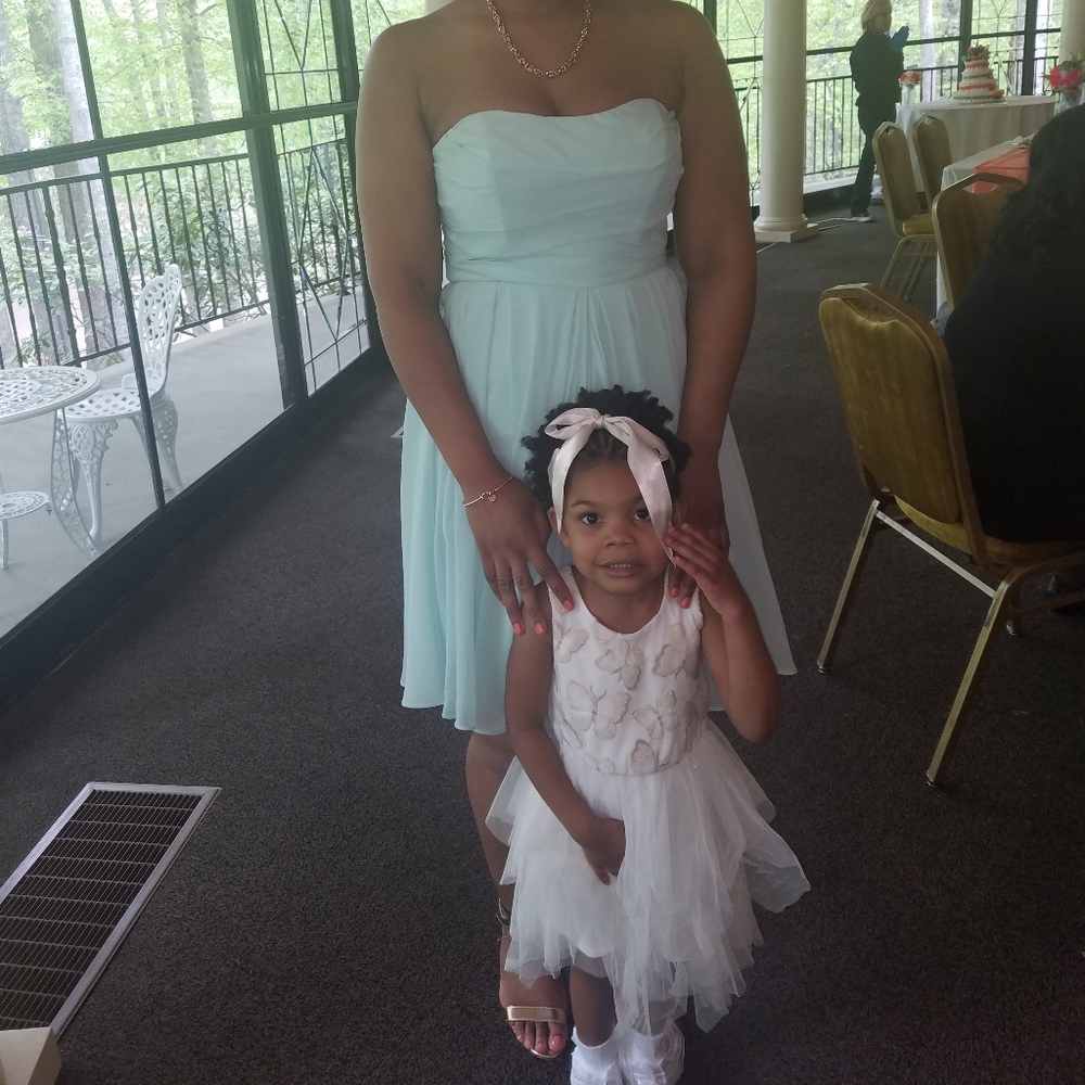 Mint Green Bridesmaid's Dress